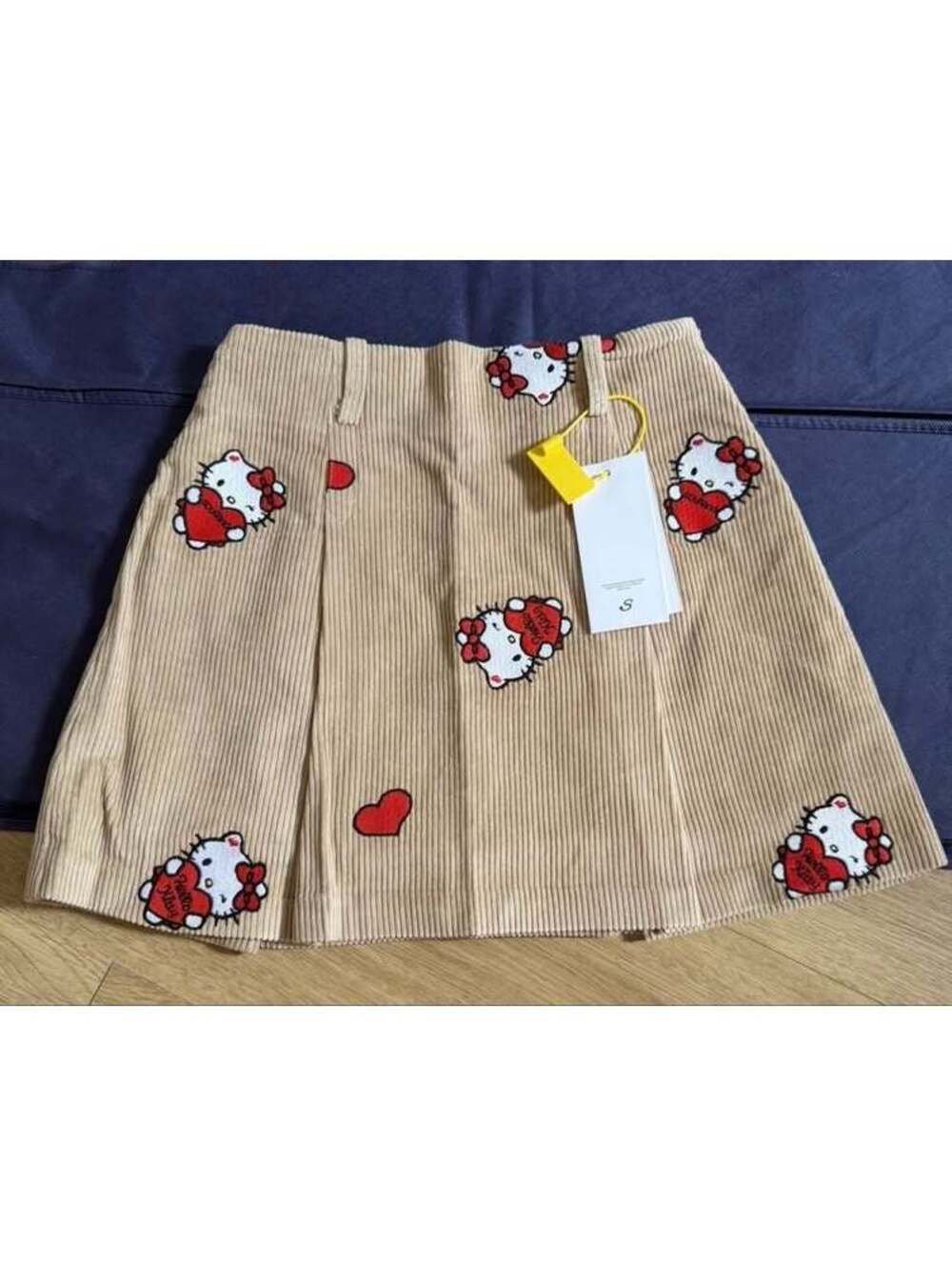 Soulland x Hello Kitty Corduroy Mini Skirt - New with Tags